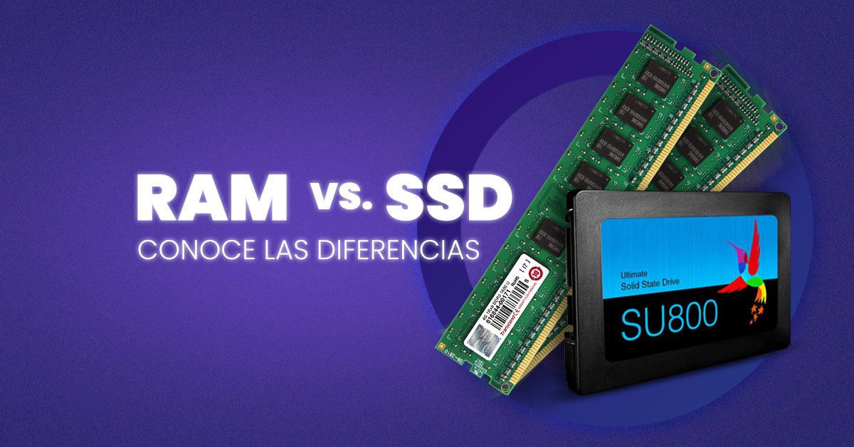 Estadístico cabina Disgusto Memoria RAM vs Disco SSD ¿Cuáles son las diferencias?