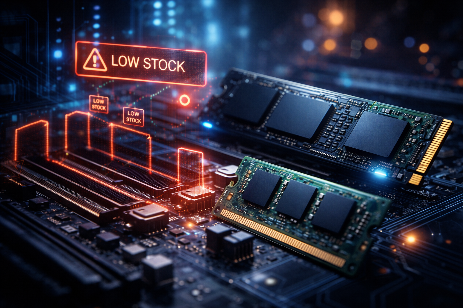 Escasez de Memorias RAM y SSD en 2026